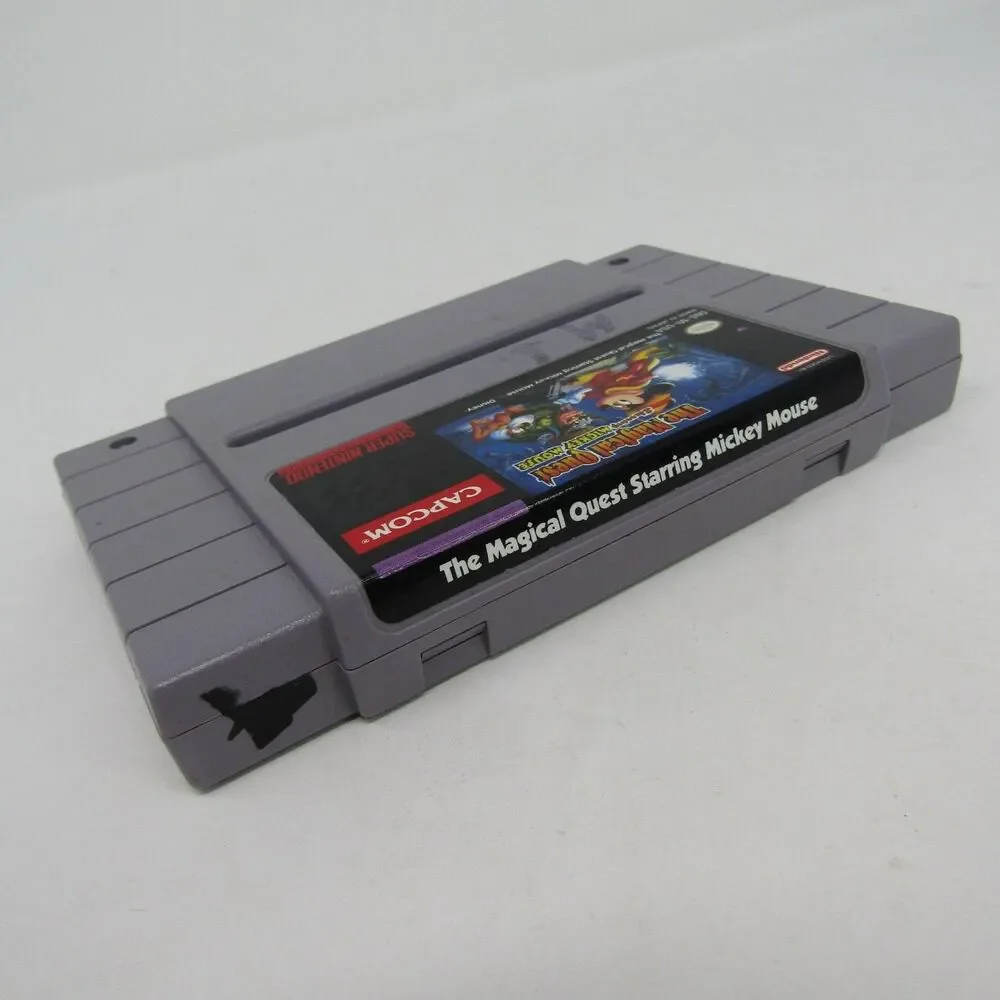 The Magical Quest Starring Mickey Mouse SNES Super Nintendo Game Cartridge